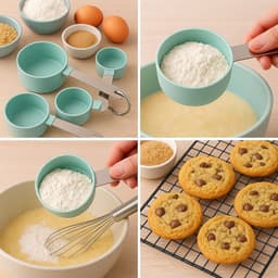 Stainless Steel and Plastics Measuring Cups (5 Pcs Set)