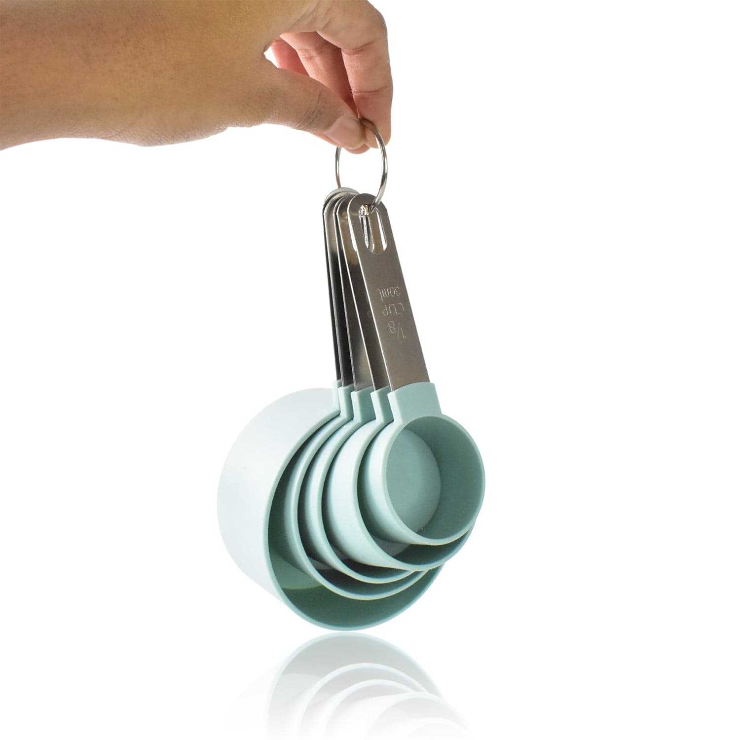 Stainless Steel and Plastics Measuring Cups (5 Pcs Set) thumbnail 4