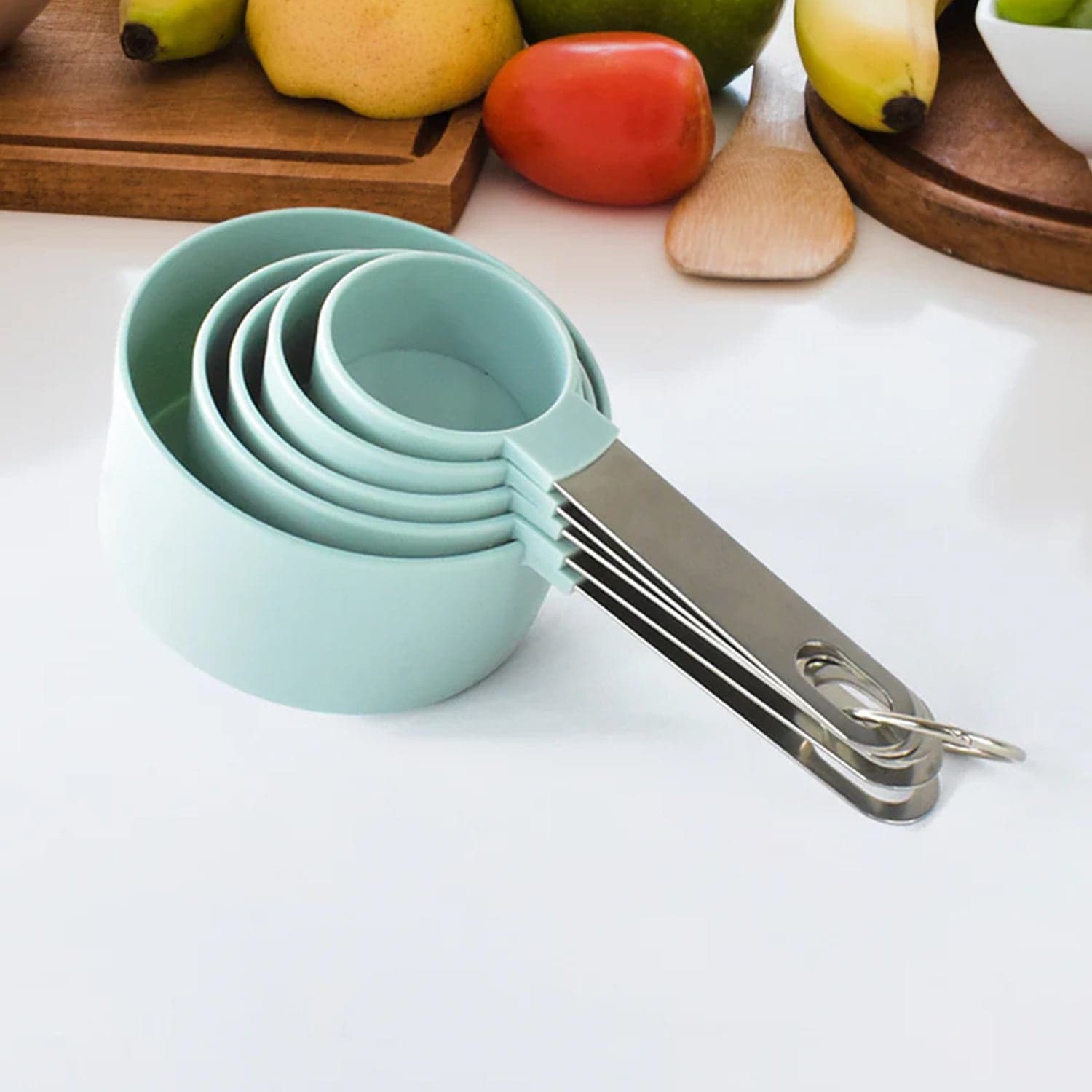 Stainless Steel and Plastics Measuring Cups (5 Pcs Set) thumbnail 6