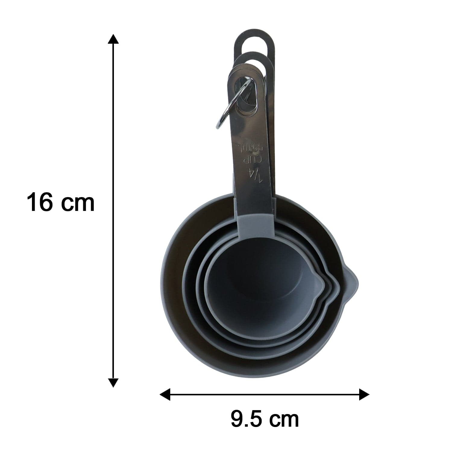 Plastic Measuring Cups and Spoons Set the Accurate Kitchen Tools thumbnail 6
