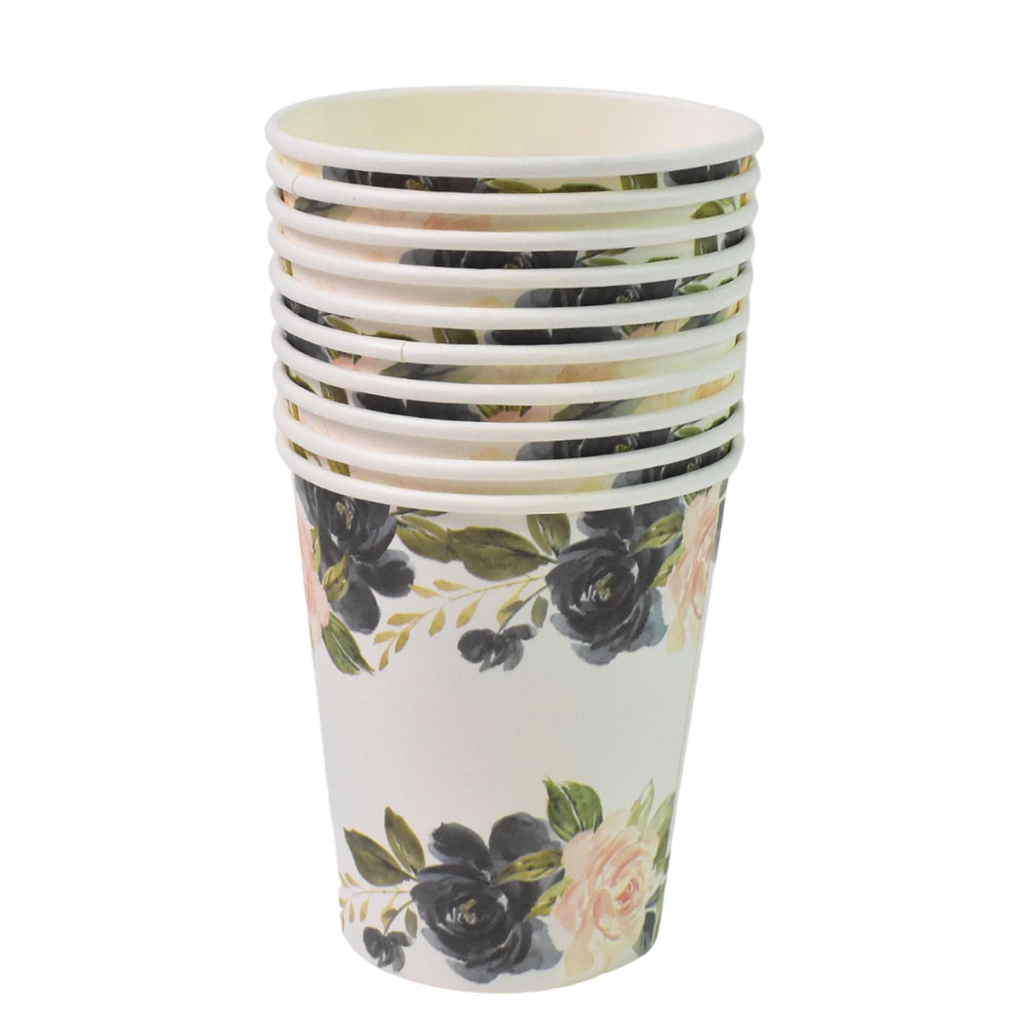 Disposable Paper Cups, Disposable Tea, Coffee Cups (10 Pcs Set / Mix Color & Design) thumbnail 5