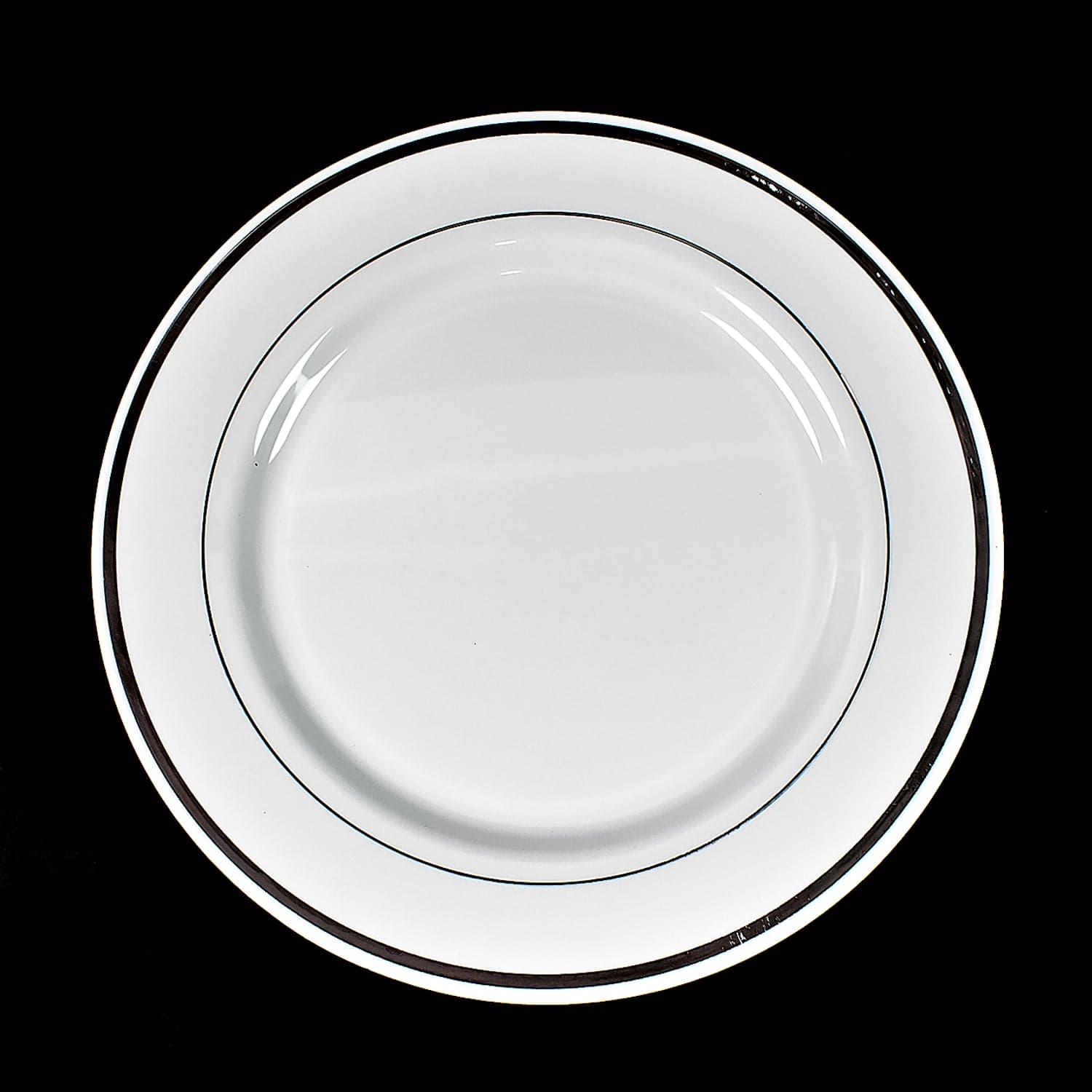 Round Plastic Dinner Plates Wedding Birthday Party Tableware Supplies (6 Pcs Set) thumbnail 3