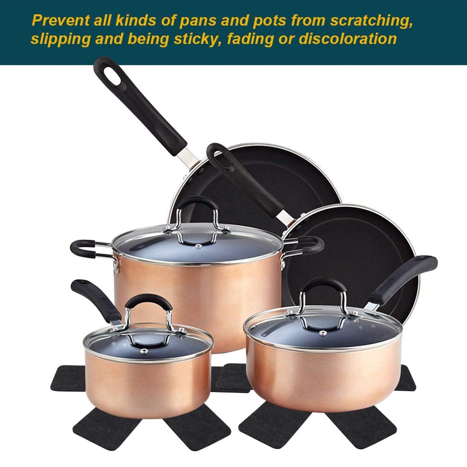 Pots and Pans Protectors, 3 Different Size (3 Pcs Set) thumbnail 6