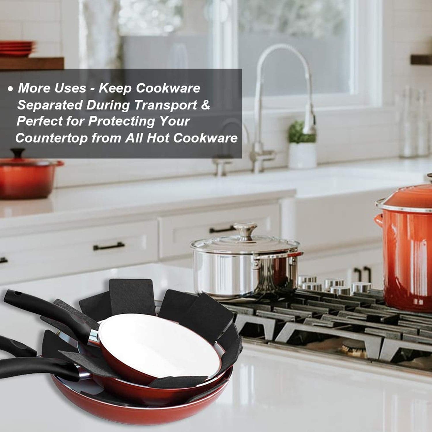 Pots and Pans Protectors, 3 Different Size (3 Pcs Set) thumbnail 7