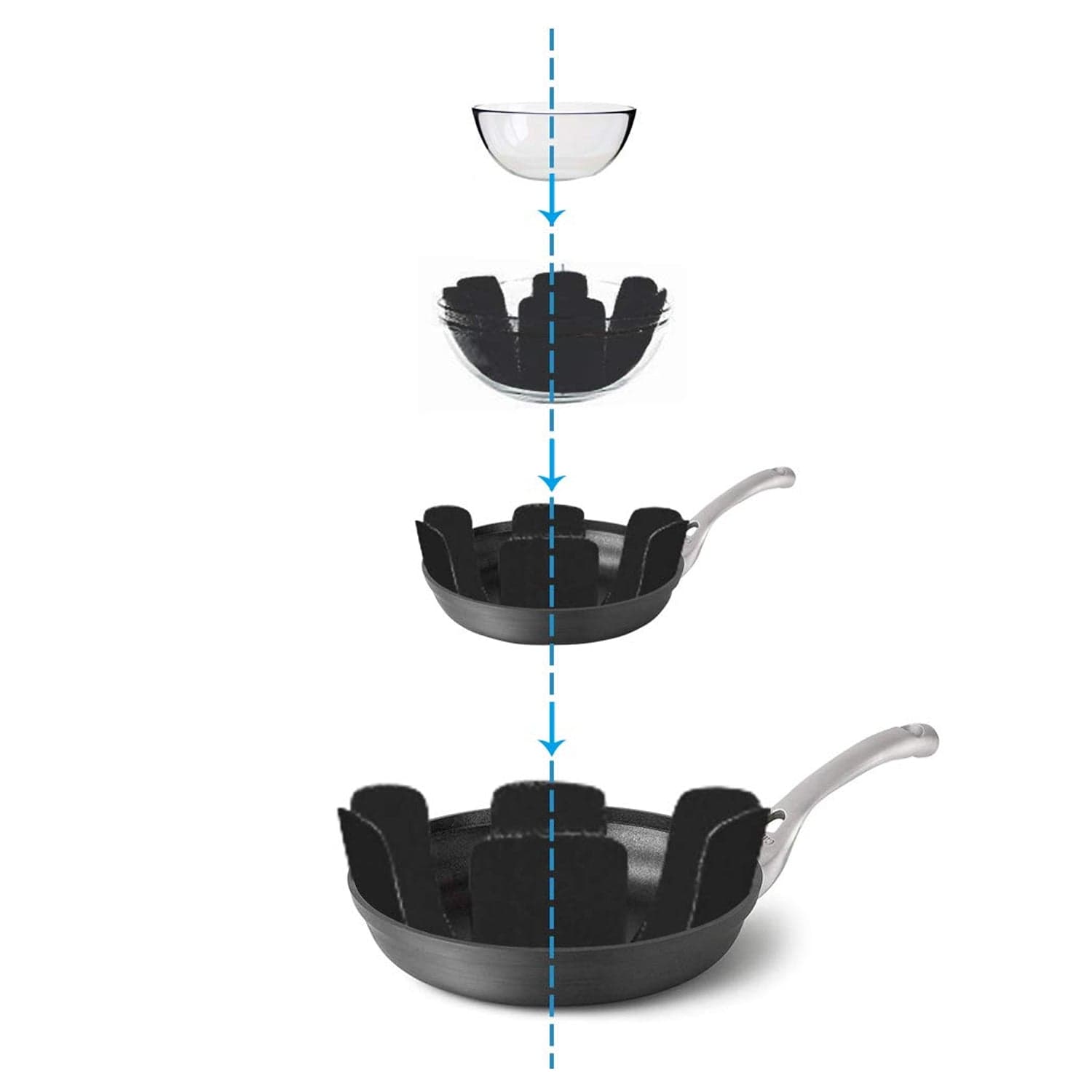 Pots and Pans Protectors, 3 Different Size (3 Pcs Set) thumbnail 8