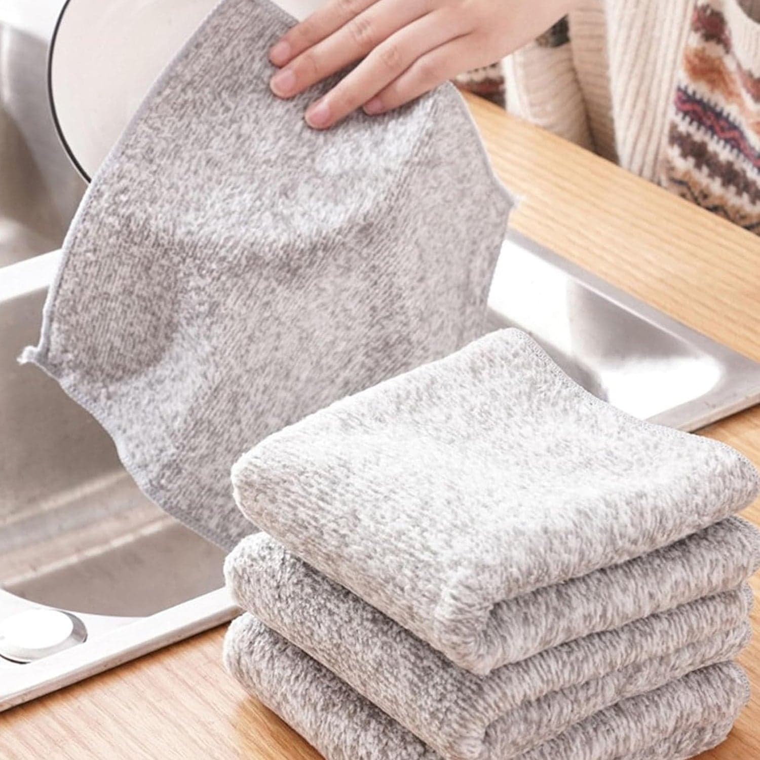 Microfiber Soft Hand Napkin (20x20 cm / 1 Pc) thumbnail 5