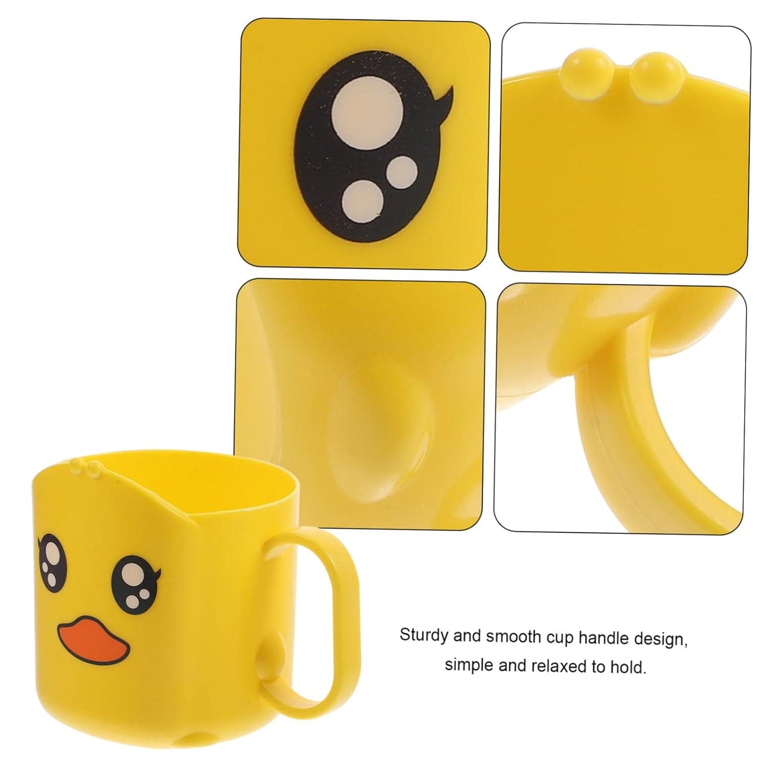 Multipurpose Cartoon Plastic Cup Toothbrush Cups (1 Pc) thumbnail 4
