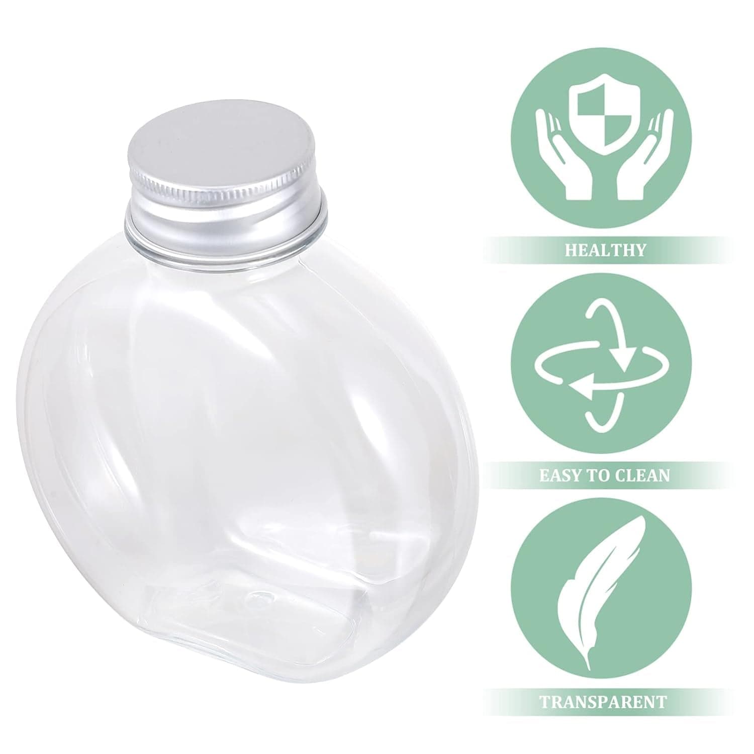 Multipurpose Transparent Round Clear Plastic Container (1 Pc) thumbnail 9