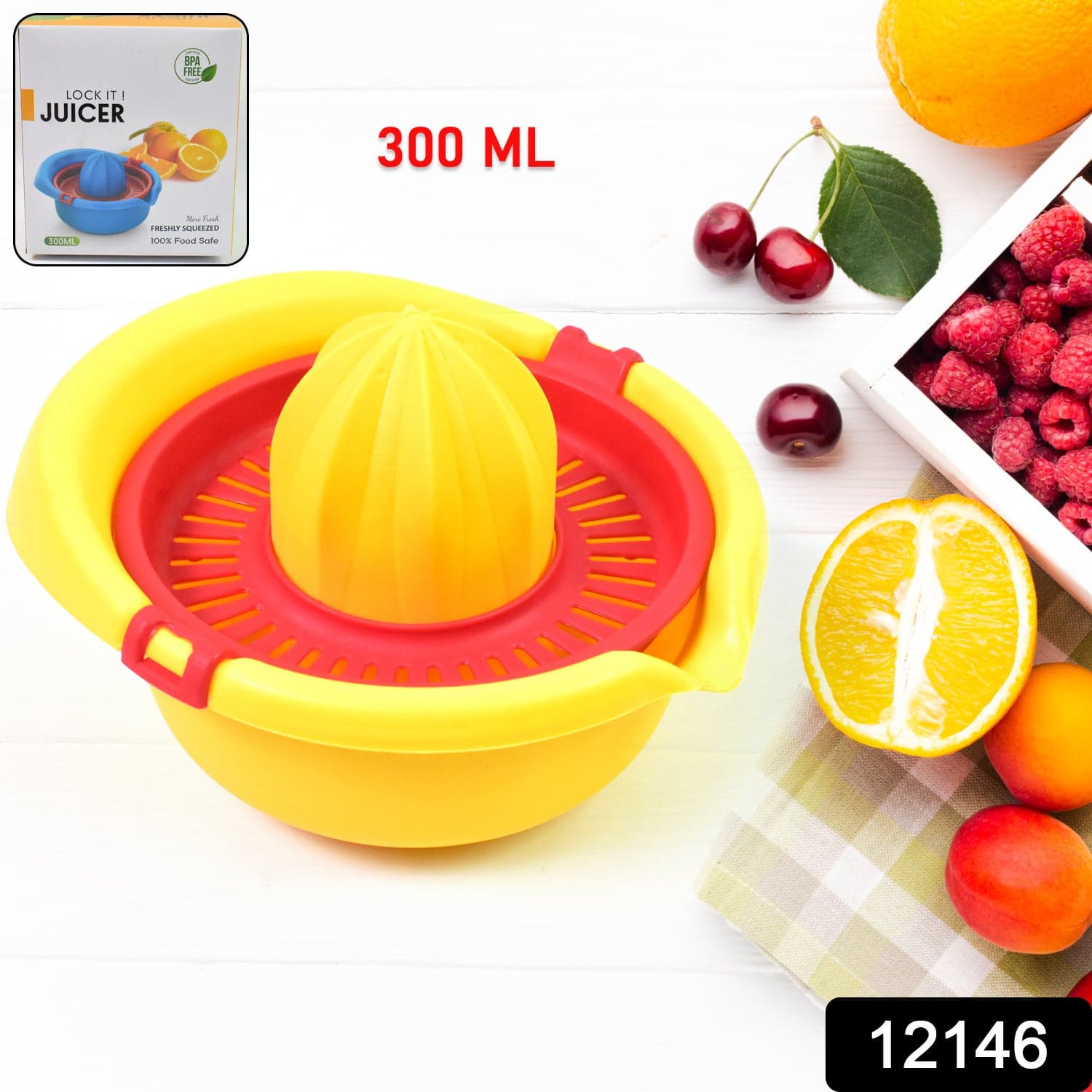 Orange Juicer Machine Hand Press (300 ML) thumbnail 2