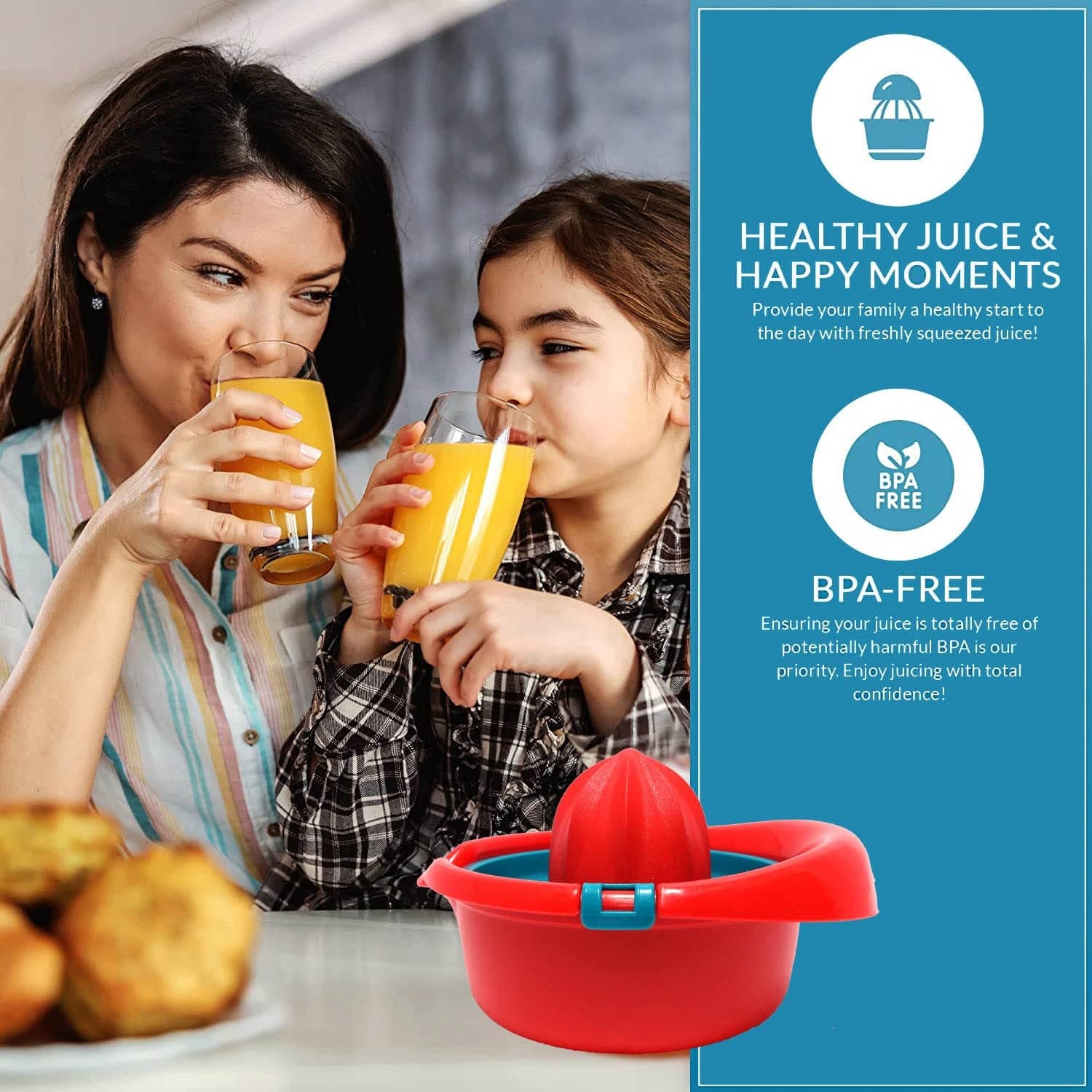 Orange Juicer Machine Hand Press (300 ML) thumbnail 5