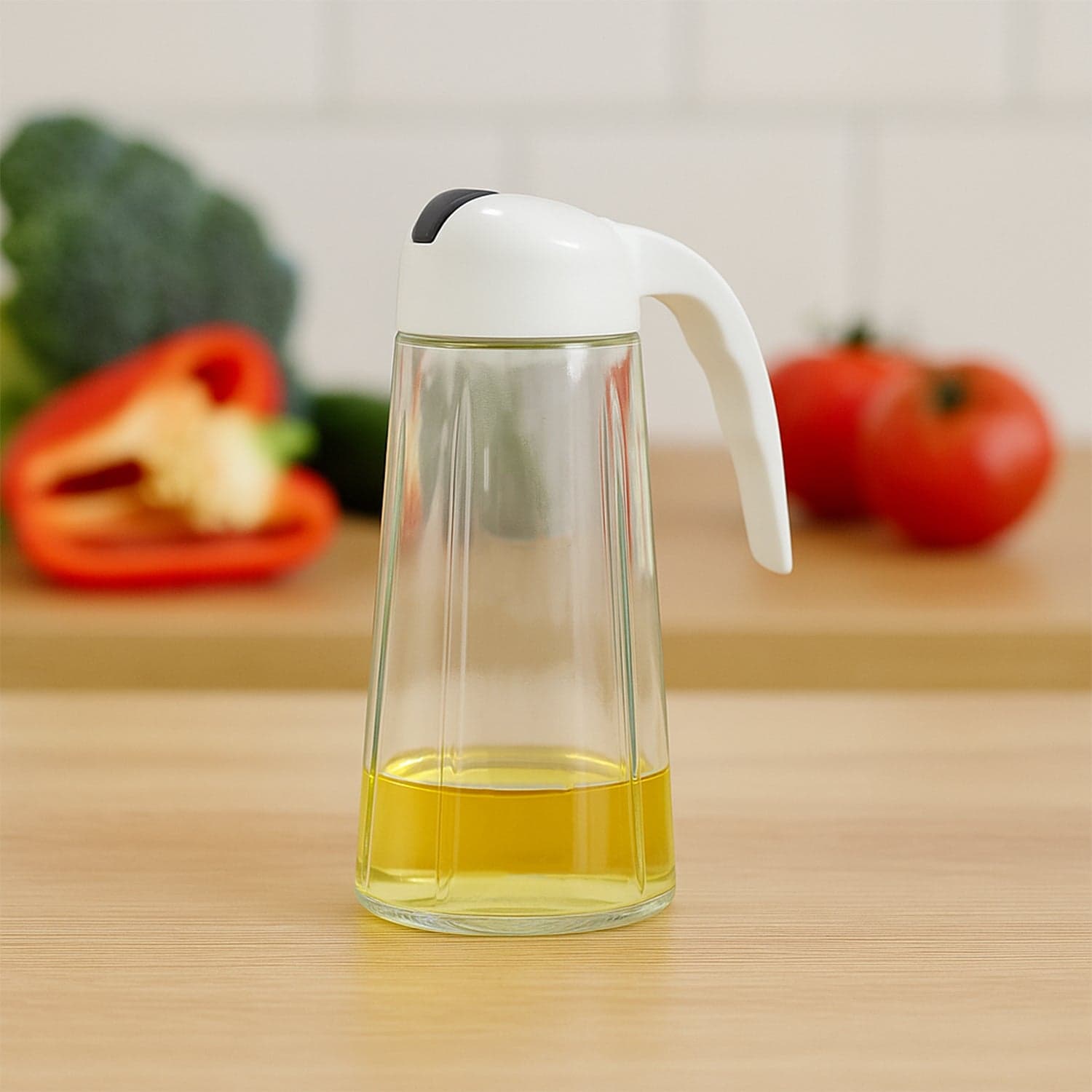 Kitchen Glass Oil Bottle Dispenser thumbnail 8