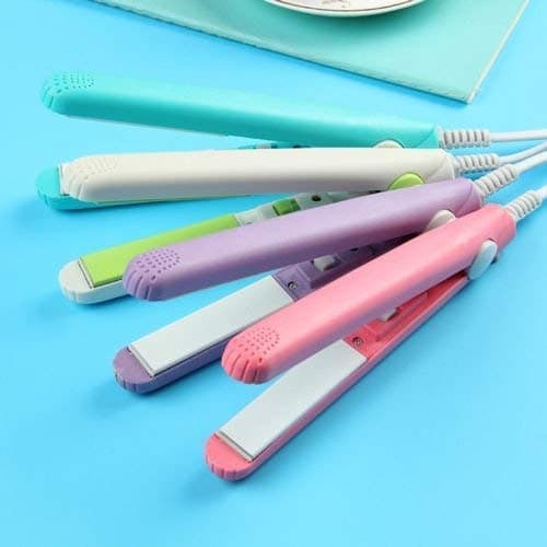 Beauty and Personal Care Professional Ceramic Plate Mini Hair Styler Straightener and Curler thumbnail 1