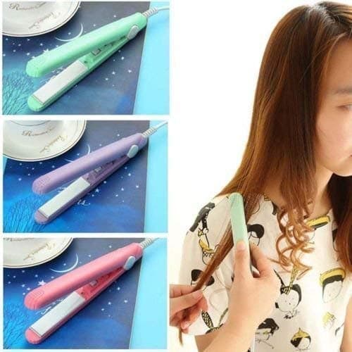 Beauty and Personal Care Professional Ceramic Plate Mini Hair Styler Straightener and Curler thumbnail 5