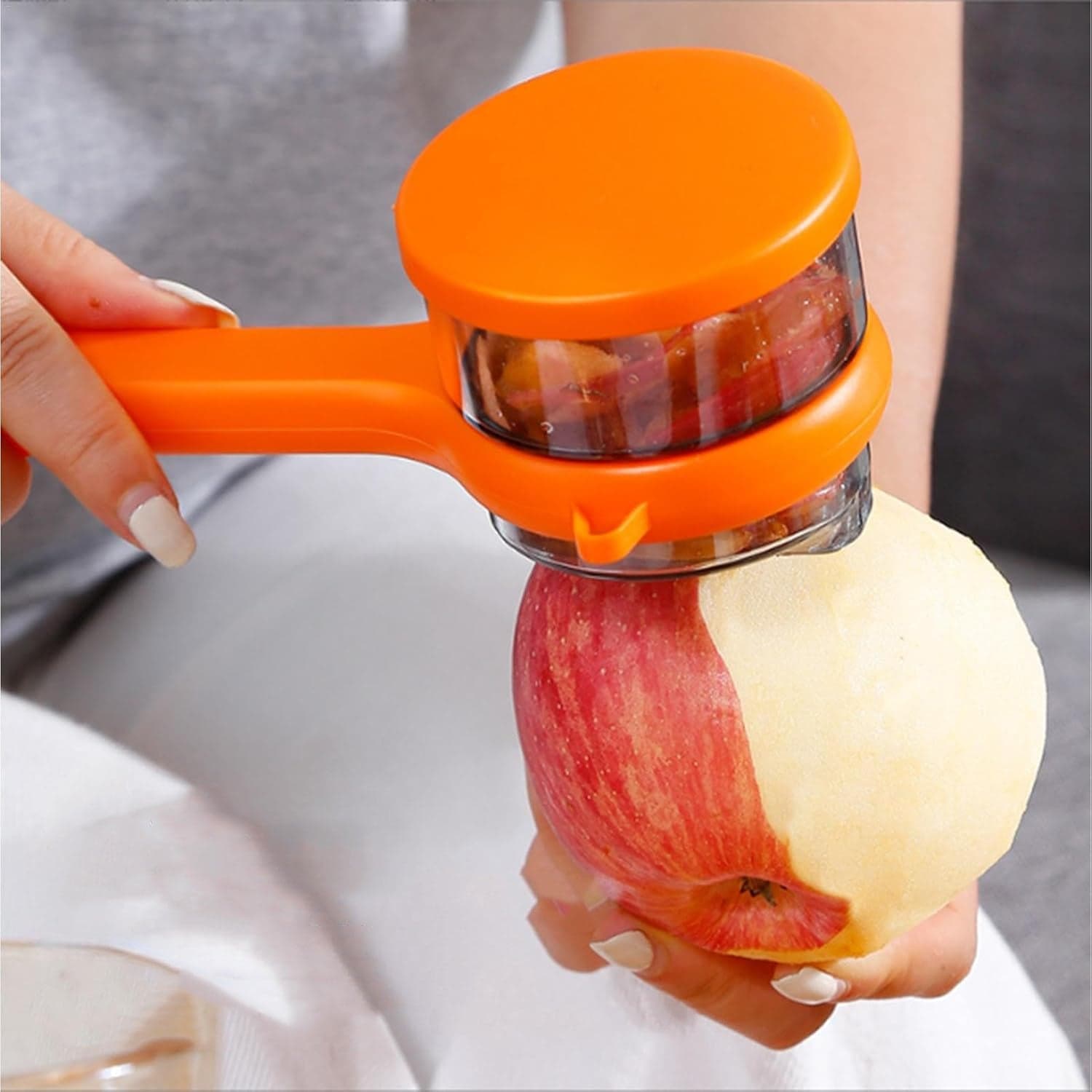 Stainless Steel Peeler With Container (1 Pc) thumbnail 6