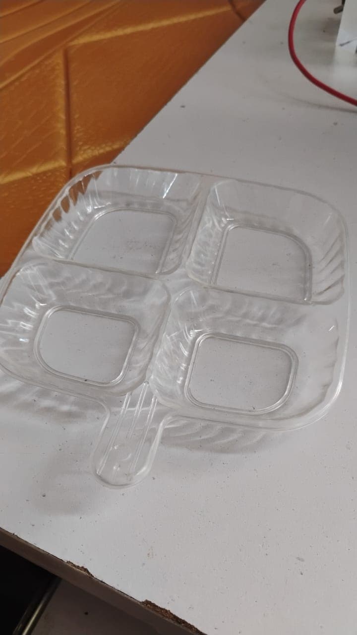 Plastic Kitchen Trays for Serving (4 Compartment / 1 Pc) thumbnail 8