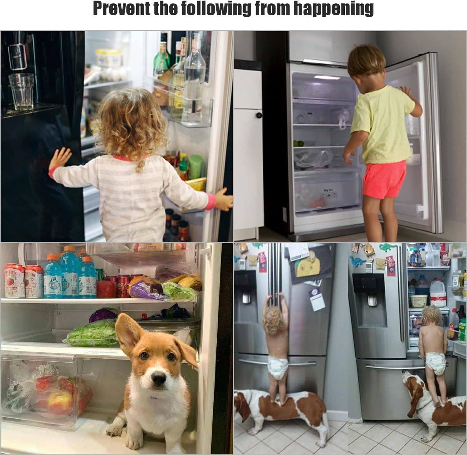 Fridge Freezer Door Lock -Baby Safety Child Lock thumbnail 9