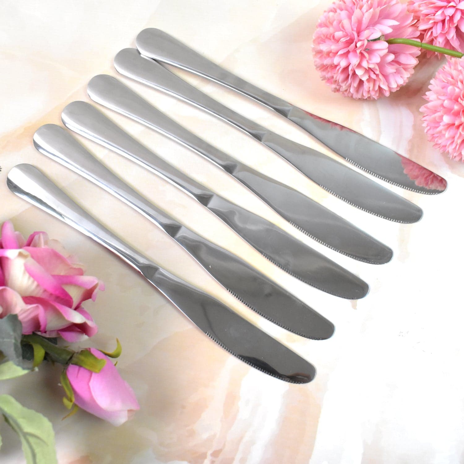 Premium Silver Daily Use Cutlery Set Stainless Steel Luxury Combo Set of 24 thumbnail 6