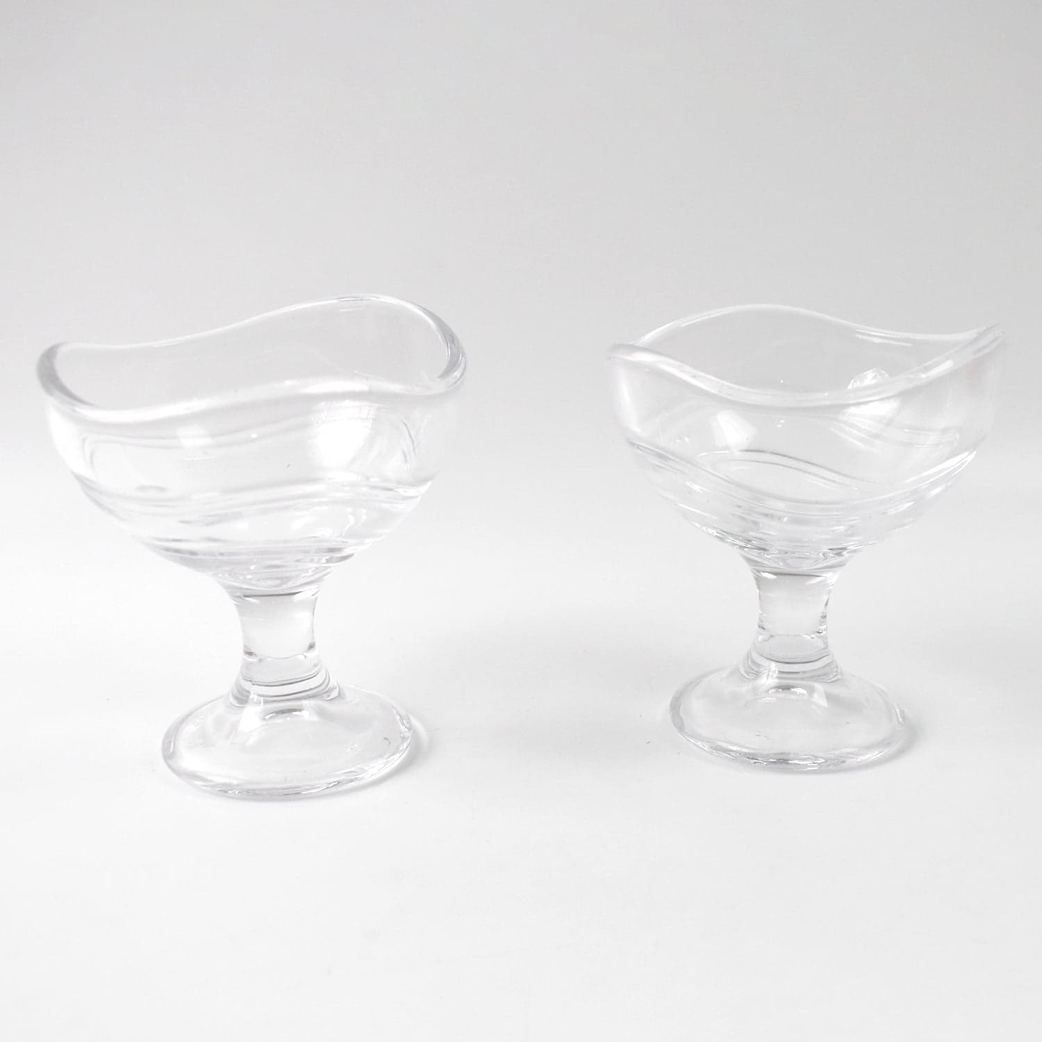 Glass Footed Dessert Bowl, Ice Cream Cup (2 Pcs Set) thumbnail 5
