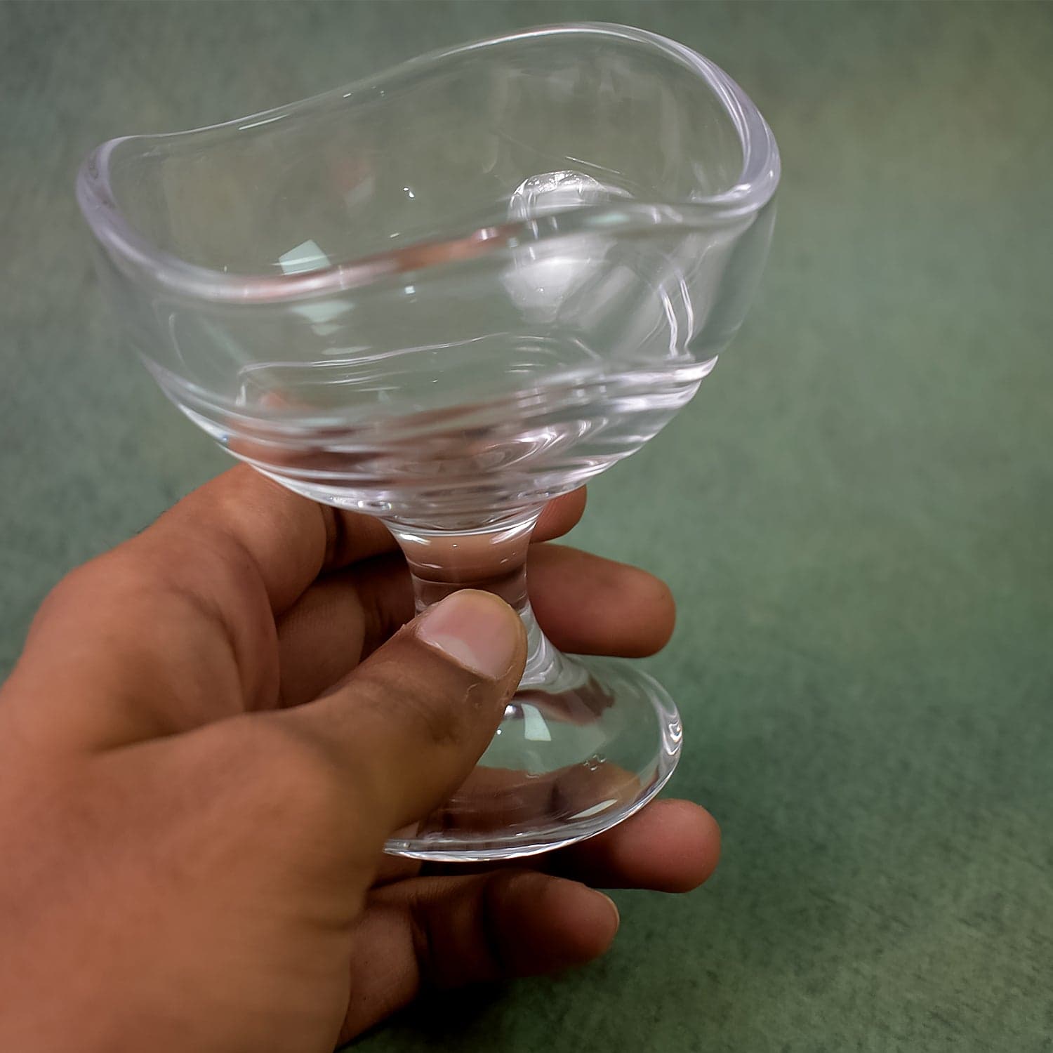 Glass Footed Dessert Bowl, Ice Cream Cup (2 Pcs Set) thumbnail 6