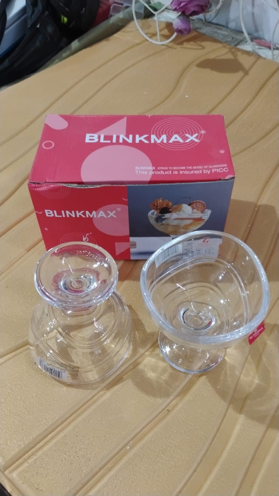 Glass Footed Dessert Bowl, Ice Cream Cup (2 Pcs Set) thumbnail 7