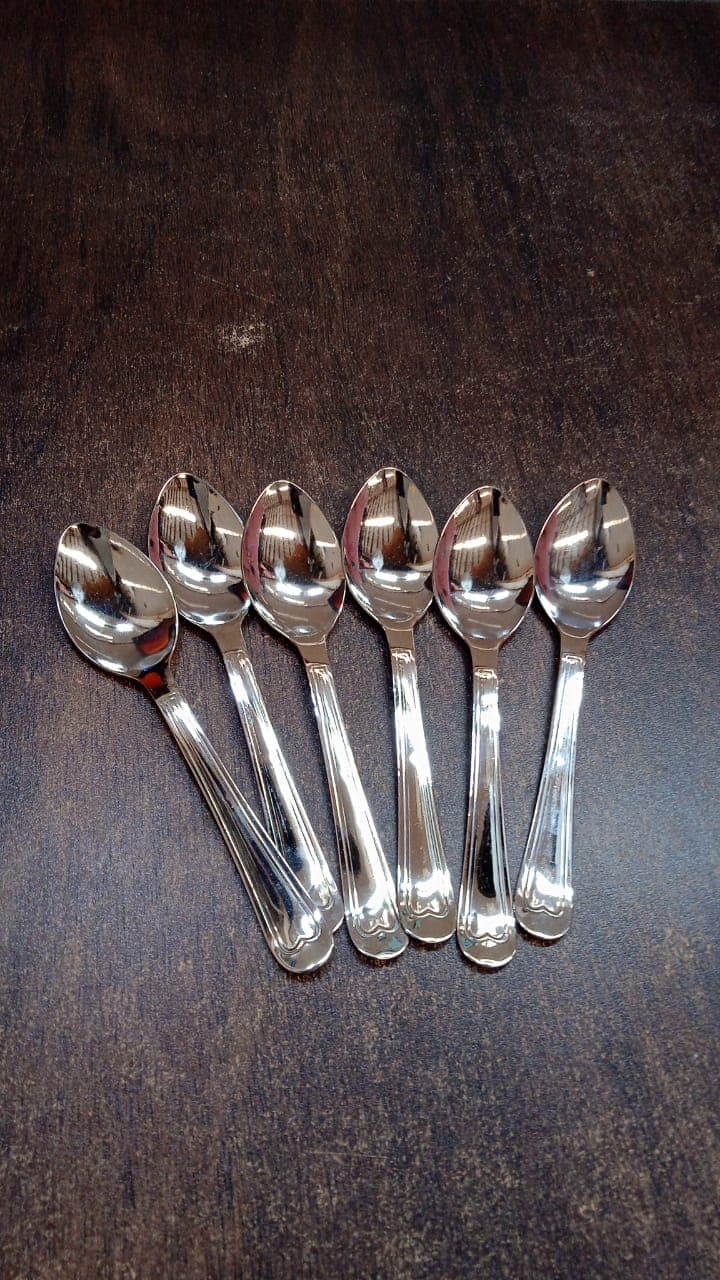 Small Stainless Steel Table Spoons (6 pcs) thumbnail 7