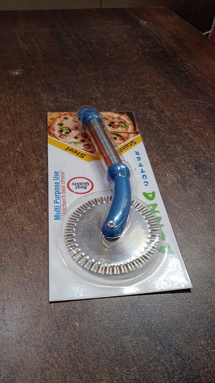 Multi Purpose Use Curly Pizza Cutter / Pastry Cutter / Sandwiches Cutter (1 Pc) thumbnail 7