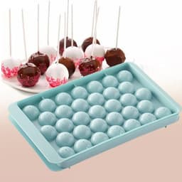 Plastic Round Reusable Ice Cube Ice Ball Mold / Lolli Candy Maker