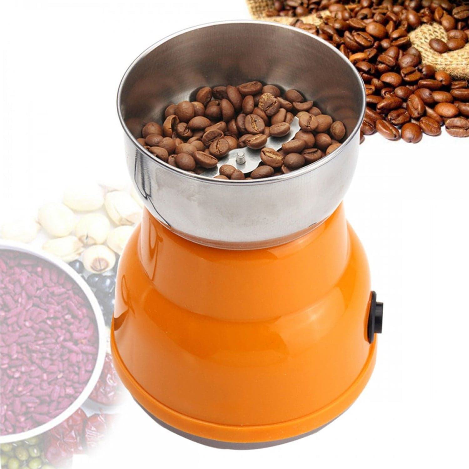 Multi Function Electric Small Food Grinder Grain Grinder (100-200w / 4 Blade / 1 Pc) thumbnail 3