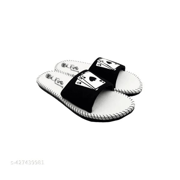 LifeO--Men's Synthetic Leather Stylish Regular !!Flip Flip !!Sandals !! Slider thumbnail 2