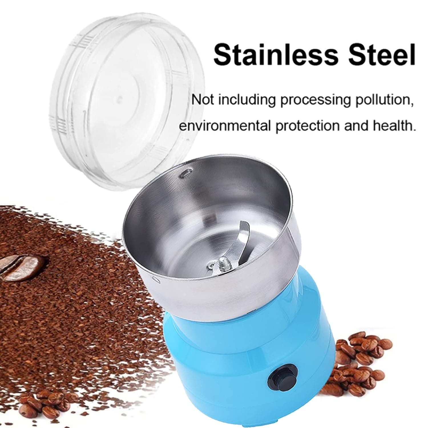 Multi Function Electric Small Food Grinder Grain Grinder (100-200w / 2 Blade / 1 Pc) thumbnail 3