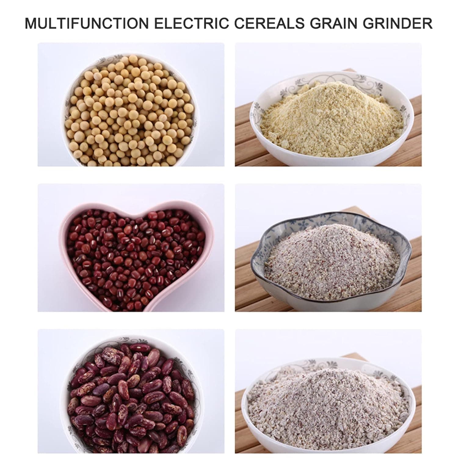 Multi Function Electric Small Food Grinder Grain Grinder (100-200w / 2 Blade / 1 Pc) thumbnail 4