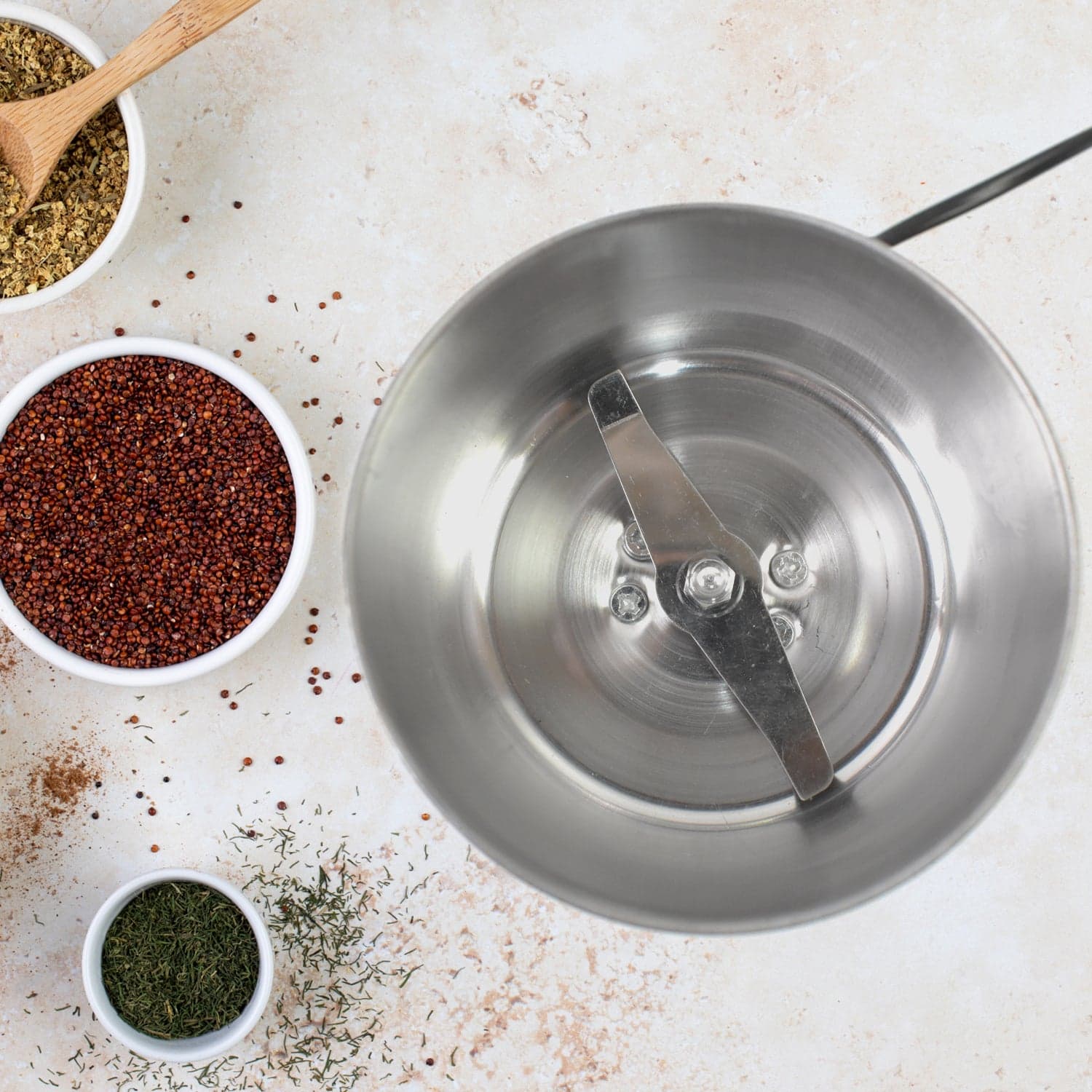 Multi Function Electric Small Food Grinder Grain Grinder (100-200w / 2 Blade / 1 Pc) thumbnail 6