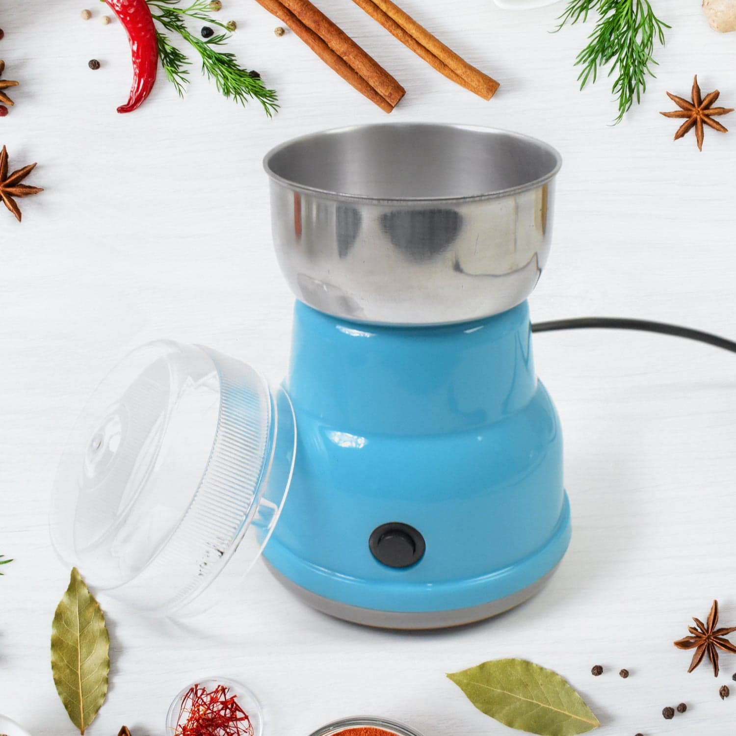 Multi Function Electric Small Food Grinder Grain Grinder (100-200w / 2 Blade / 1 Pc) thumbnail 7