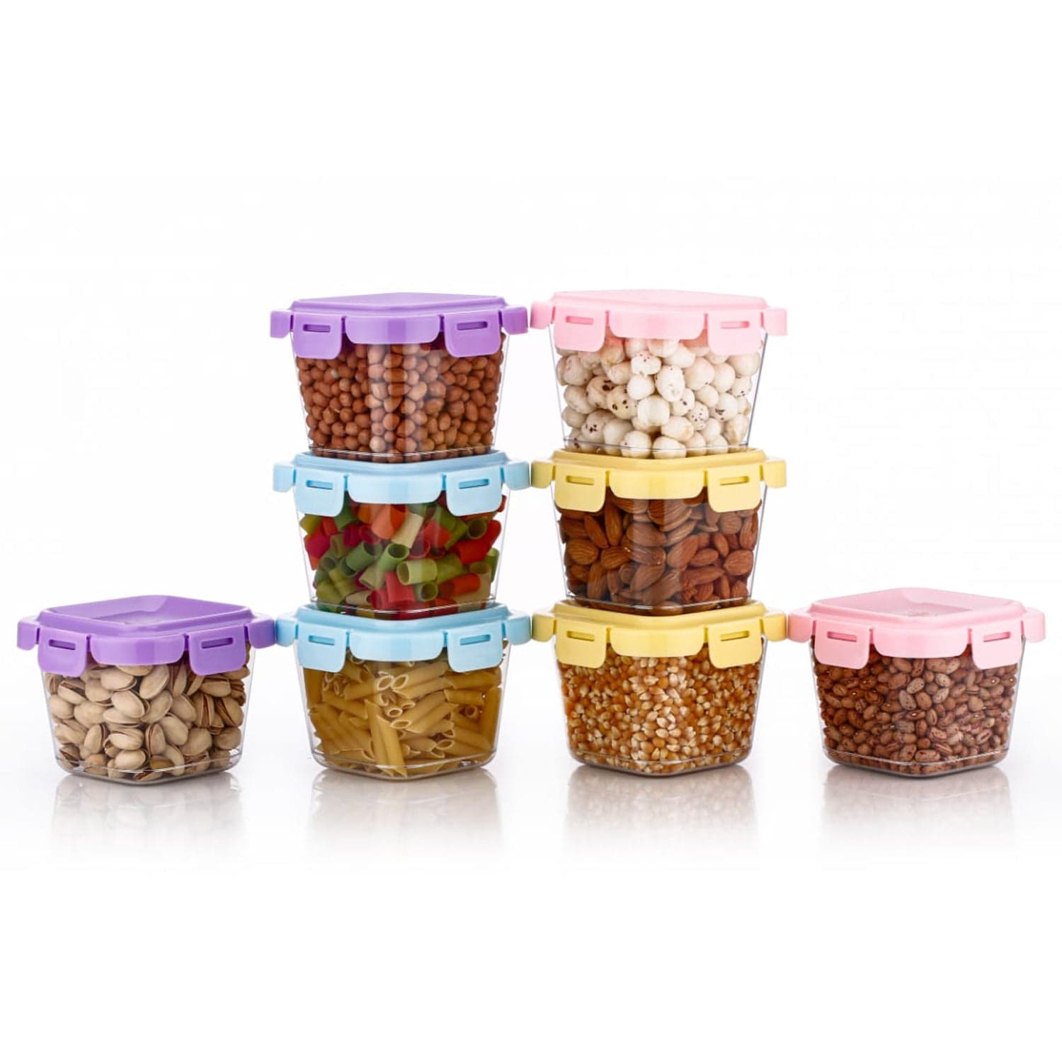 Plastic Food Storage Containers with Lid (4 Pcs Set / 500 ML) thumbnail 6