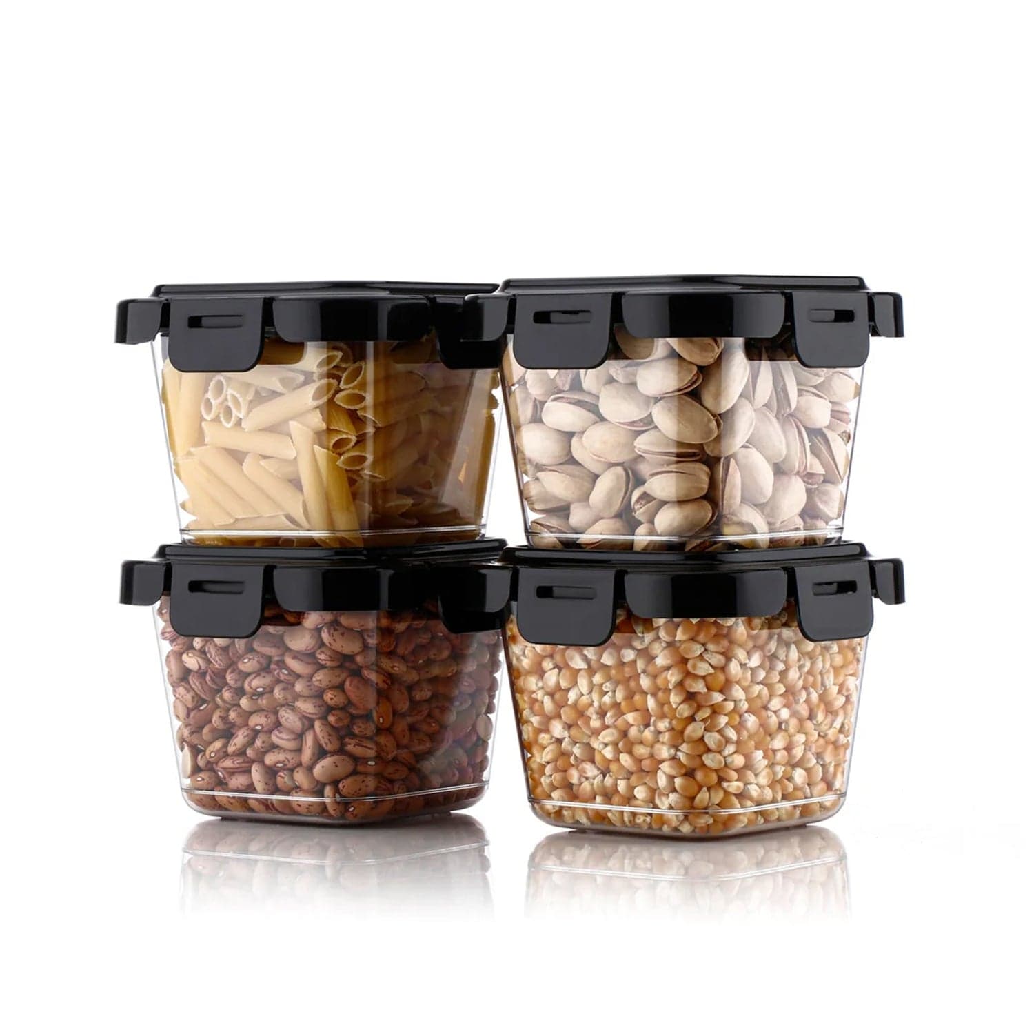 Plastic Food Storage Containers with Lid (4 Pcs Set / 500 ML) thumbnail 9