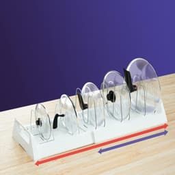 Pots and Pans Organizer Rack for Under Cabinet
