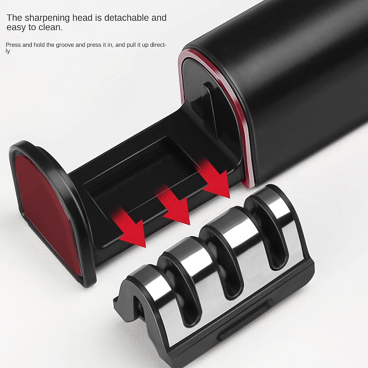 3-Stage Knife Sharpener, Knife grinder Three-sided blade for both water (1 Pc) thumbnail 3