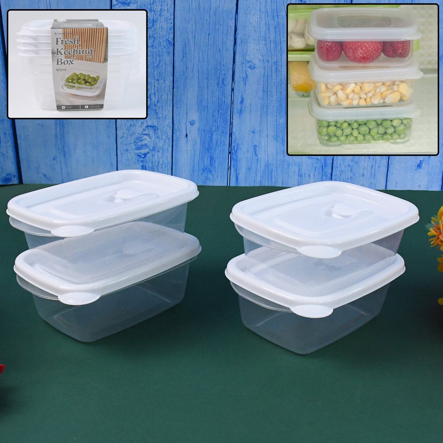 Food Storage Containers-Microwave (4 Pc/400ml) thumbnail 6