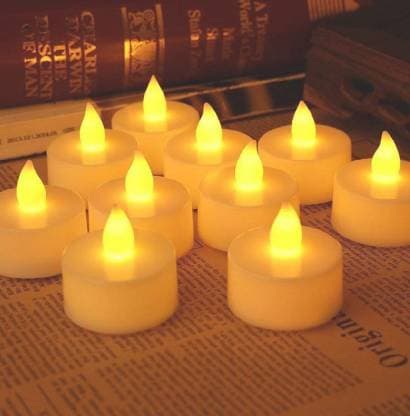 Festival Decorative - Led Tealight Candles | Battery Operated Candle Ideal For Party thumbnail 1