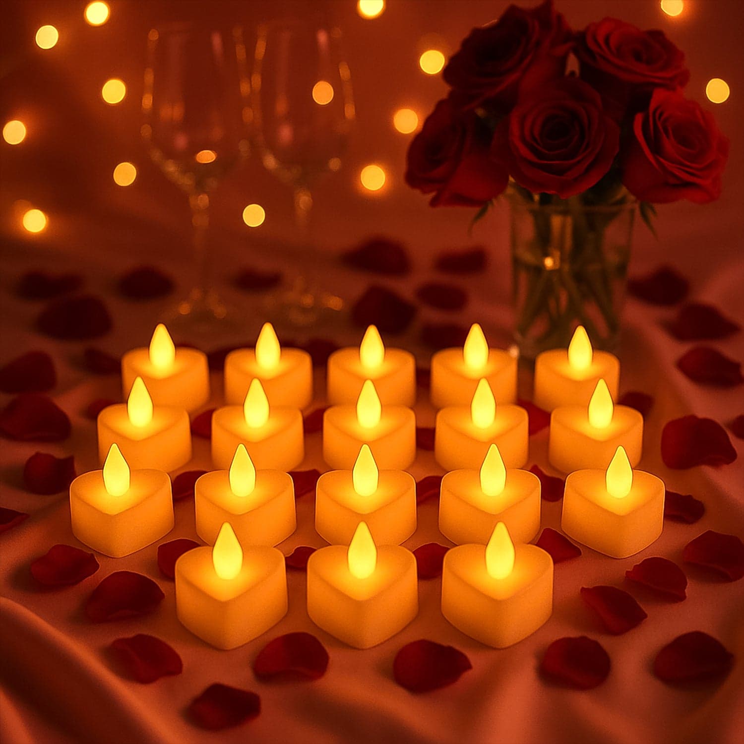 Festival Decorative Led Tealight Candles Of Battery Operated For Party thumbnail 4