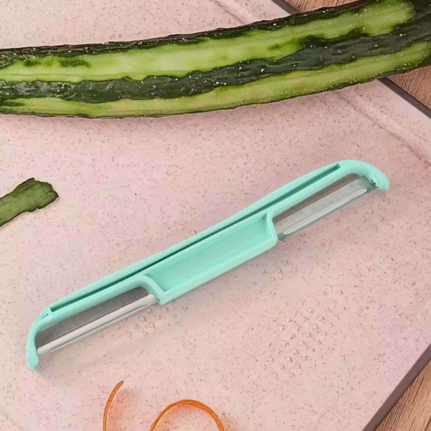 Double Side Potato Peeler Stainless Steel Peeler Cutter (1 Pc) thumbnail 1