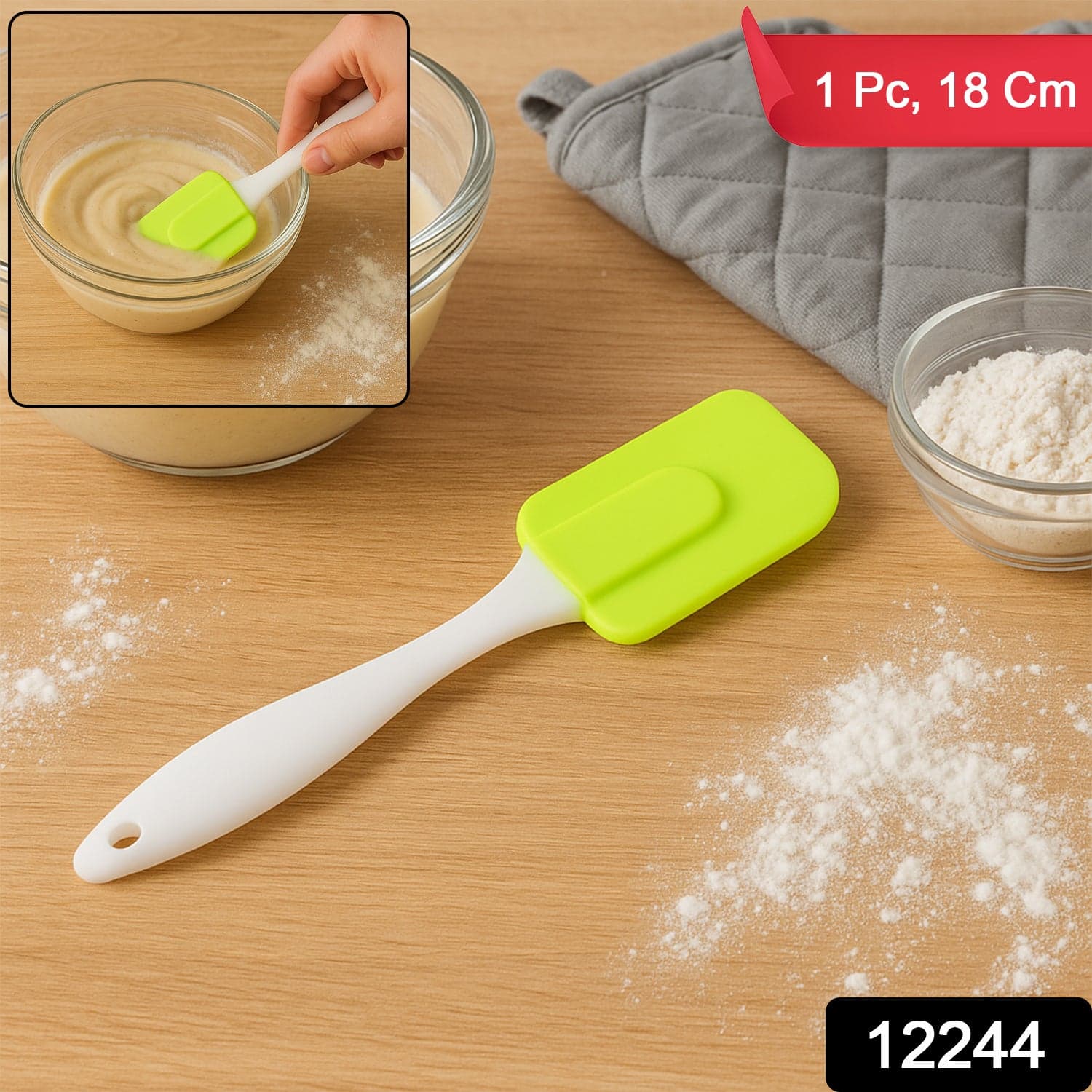 Silicone Cooking Spatula For Baking 1 Pc 18 Cm 1 thumbnail 1