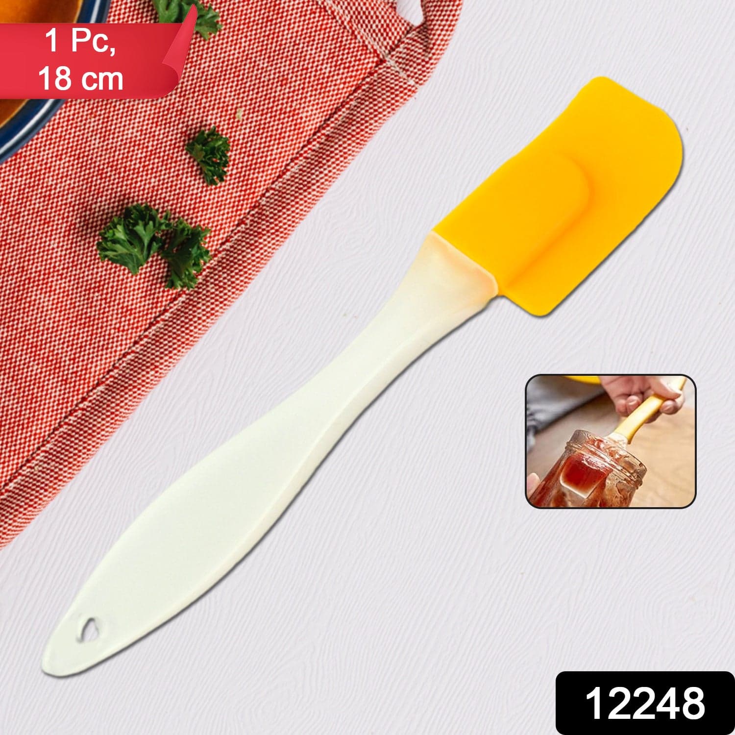 Silicone Cooking Spatula for Baking (1 Pc / 18 Cm) thumbnail 2