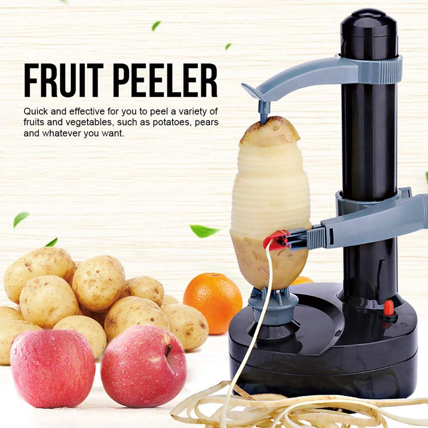 Multipurpose Electric Vegetable Fruit Peeler Automatic Potato Peeler (1 Pc) thumbnail 4