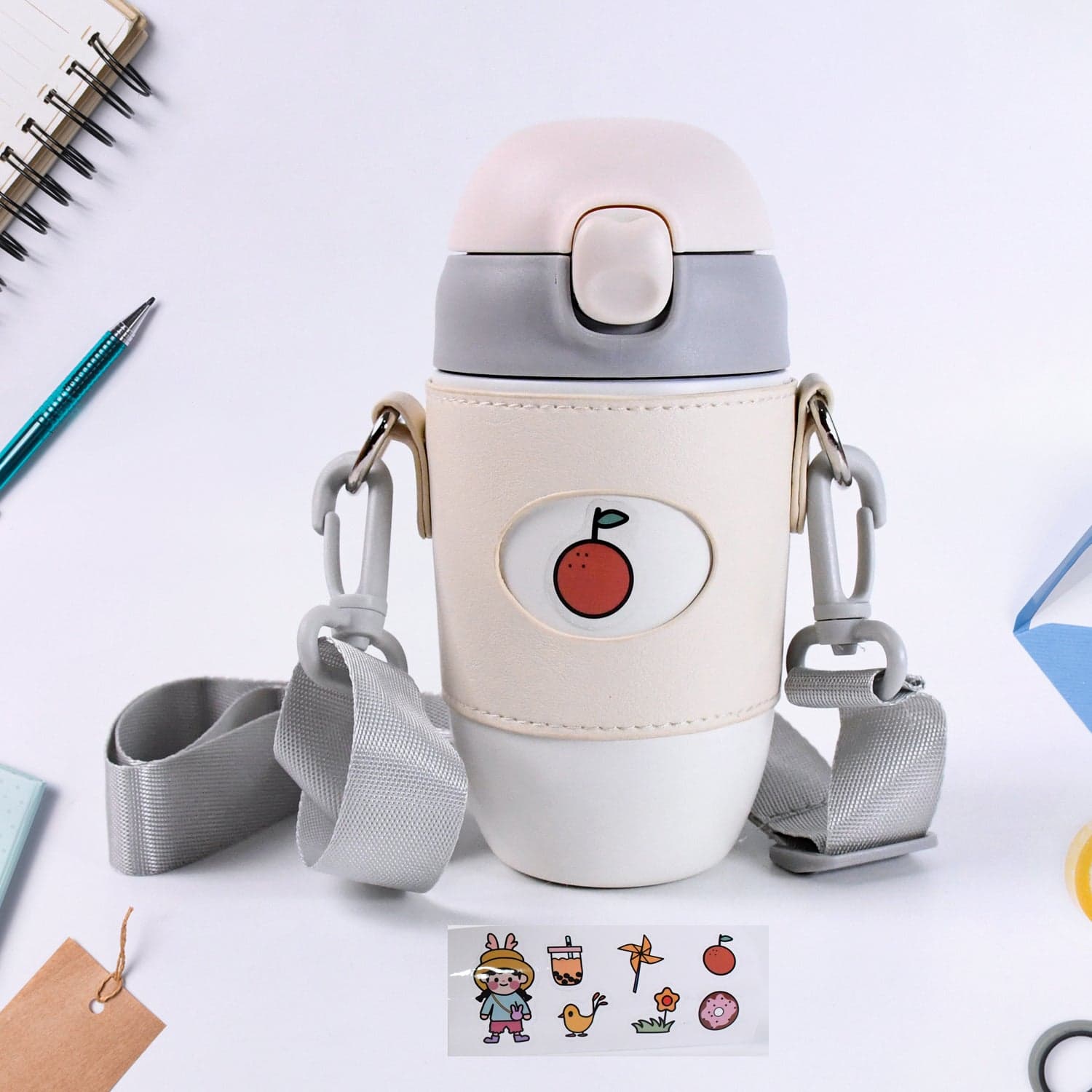 Stainless Steel Coffee Tean Bottle 350ML, Insulated Water Bottle thumbnail 1