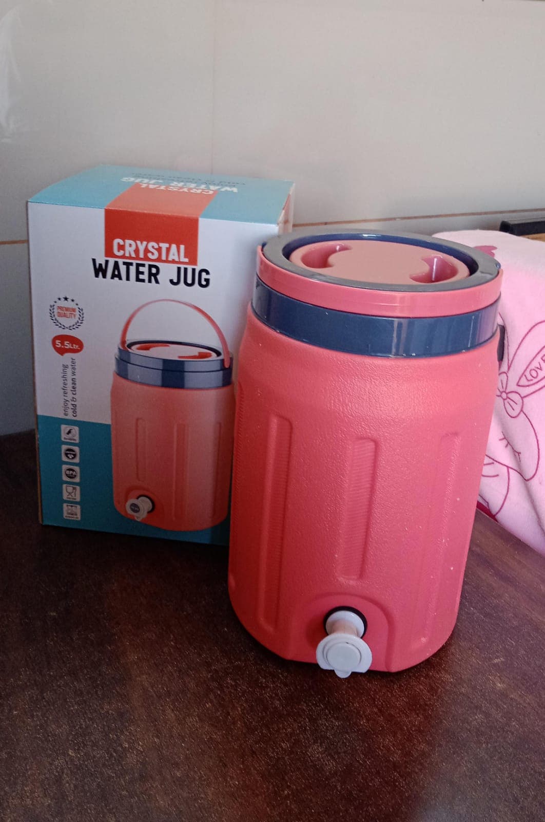 Insulated Water Jug 5.5 Ltr Water Storage Jug thumbnail 6