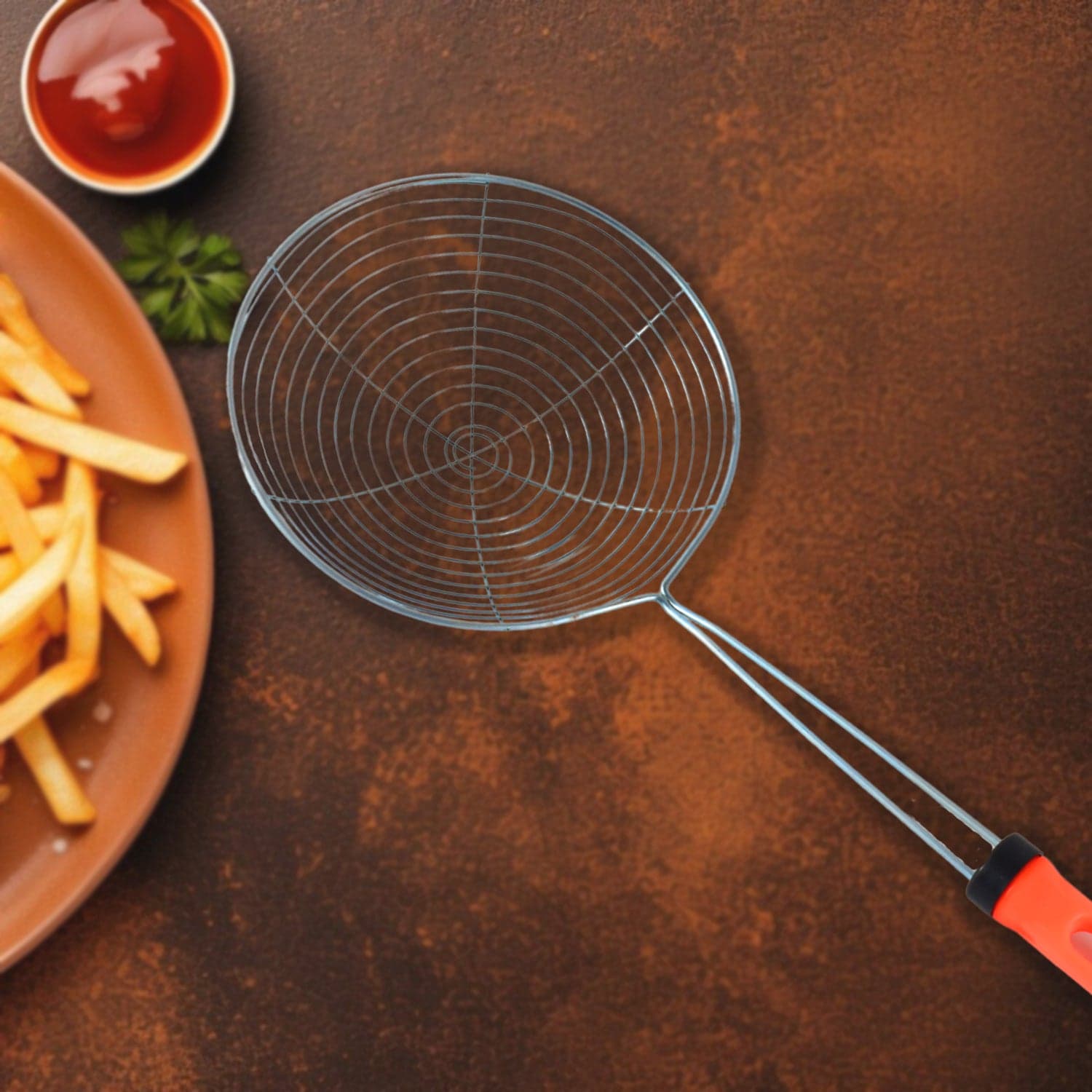 Stainless Steel Deep Fry Strainer thumbnail 3