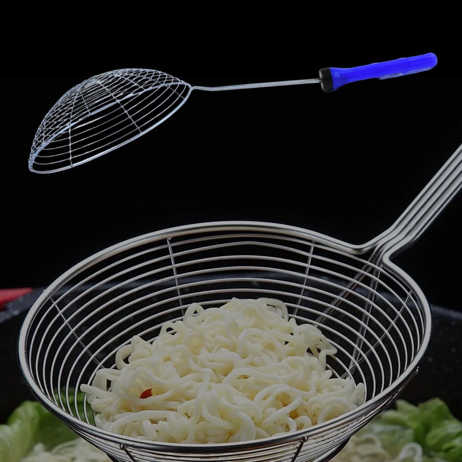 Stainless Steel Deep Fry Strainer (Big) thumbnail 3
