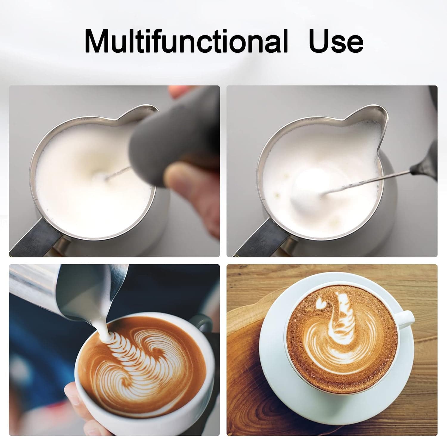 Electric Handheld Milk Frother thumbnail 4