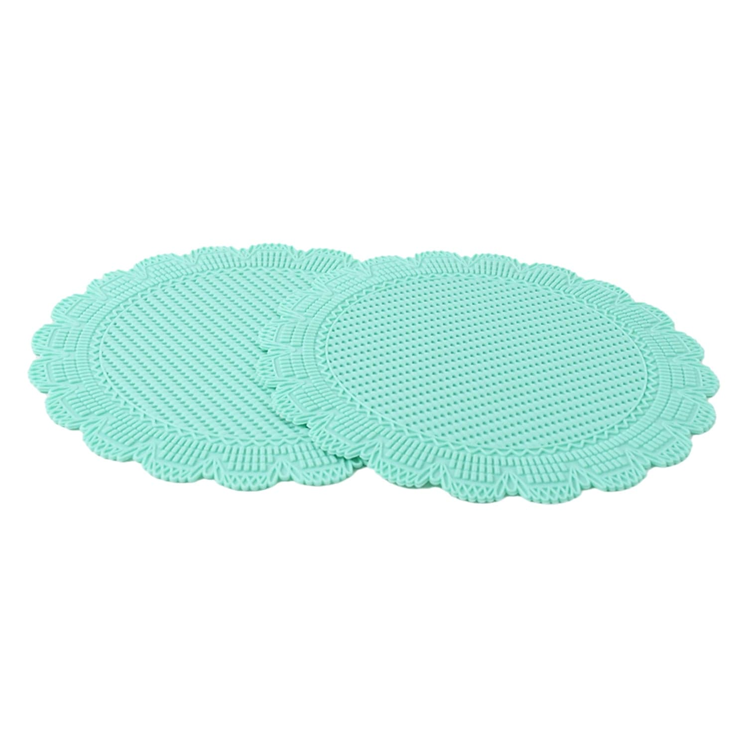 Silicone Round Heat Resistant Mat Set 2 Pc thumbnail 4